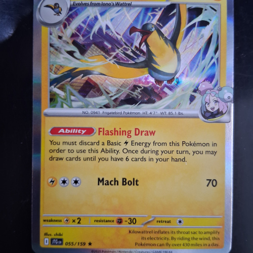 Kilowattrel - 055/159 - Journey Together - Holo - Holo Rare - English