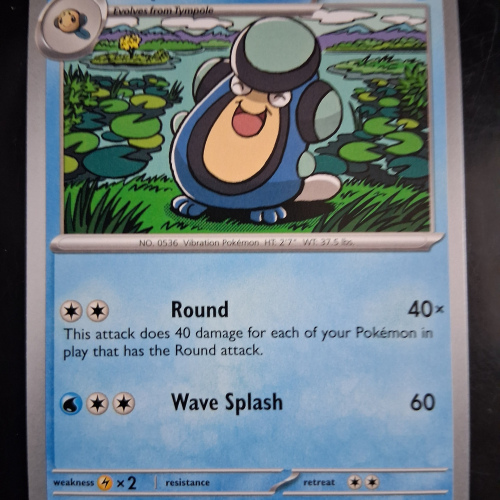 Palpitoad - 020/086 - Black Bolt - Regular - Common - English