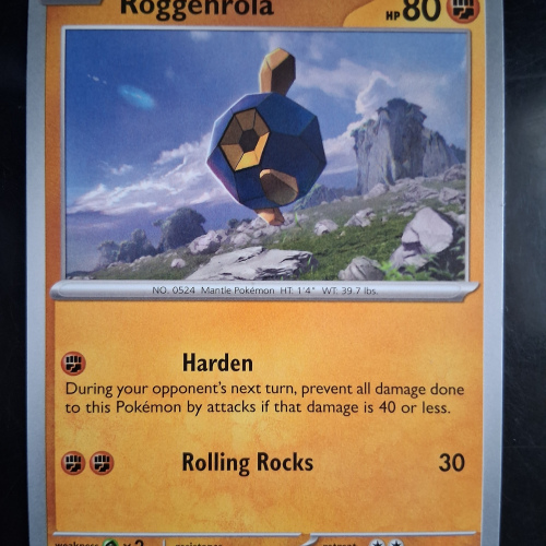 Roggenrola - 046/086 - White Flare - Regular - Common - English