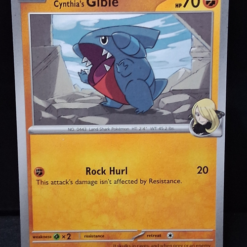 Cynthia's Gible - 102/182 - Destined Rivals - Regular - Common - English