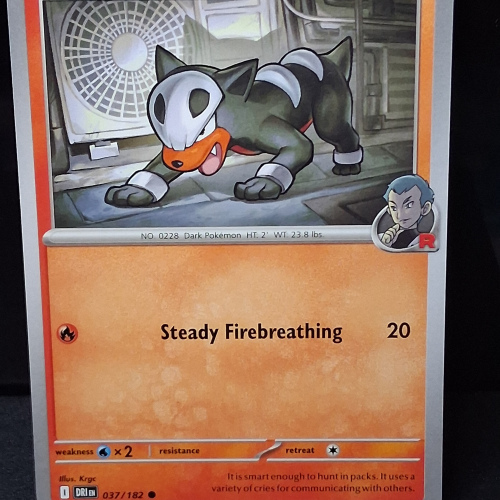 Team Rocket's Houndour - 037/182 - Destined Rivals - Regular - Common - English