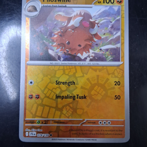 Piloswine - 078/159 - Journey Together - Reverse Holo - Common - English