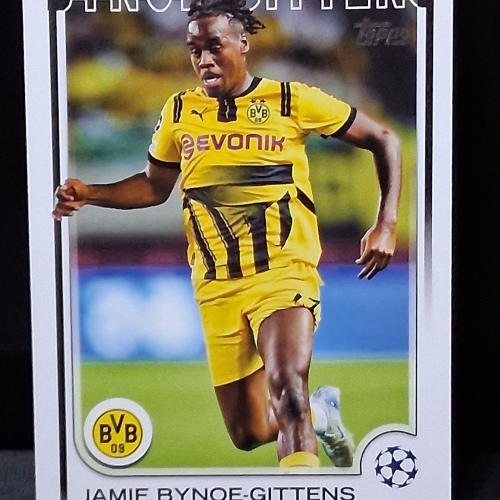 Jamie Bynoe-Gittens - #58 - Borussia Dortmund - Topps - UEFA Champions League - 2024/25 