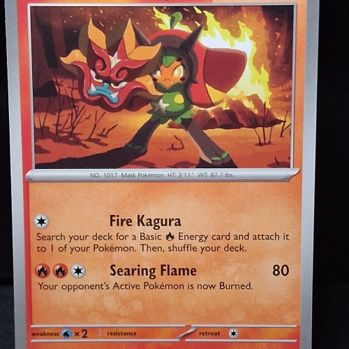 Heartflame Mask Ogerpon - 044/182 - Destined Rivals - Regular - Uncommon - English