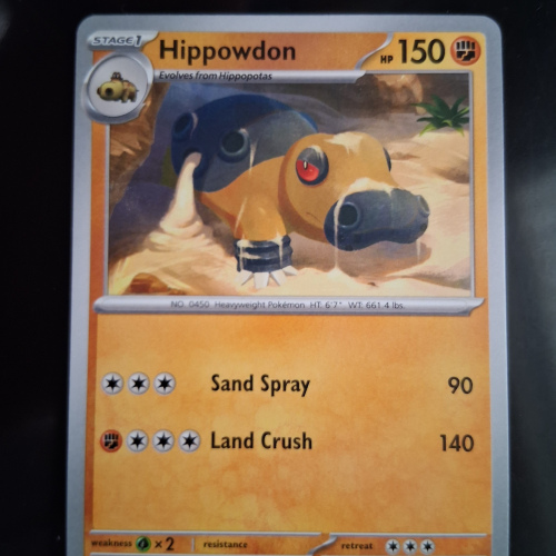 Hippowdon - 053/131 - Prismatic Evolutions - Regular - Common - English