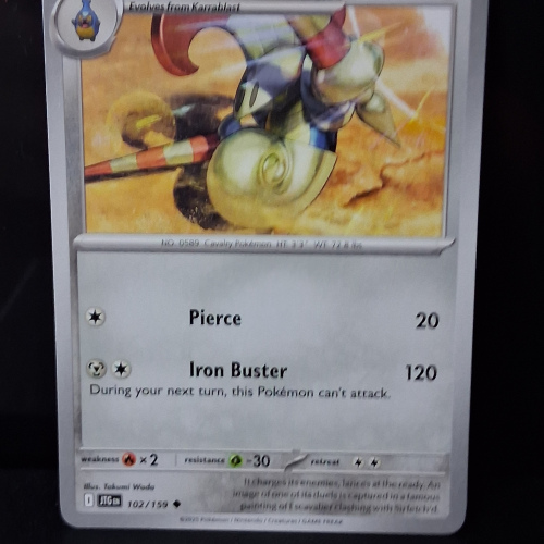 Escavalier - 102/159 - Journey Together - Regular - Uncommon - English