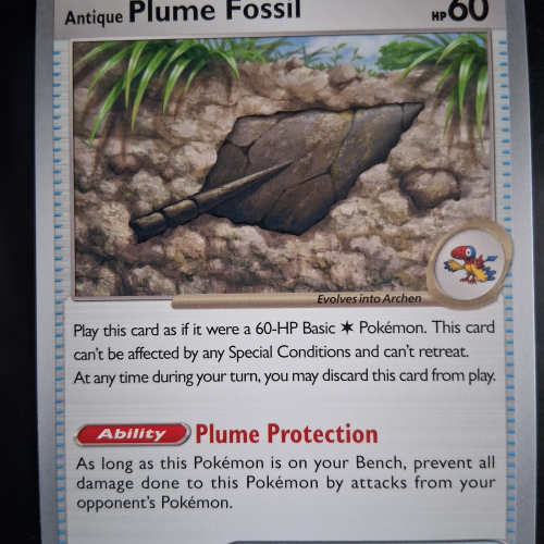Plume Fossil - 079/086 - White Flare - Regular - Common - English