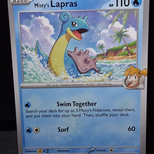 Misty's Lapras - 050/182 - Destined Rivals - Regular - Common - English
