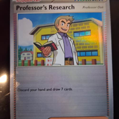 Professor's Research - 122/131 - Prismatic Evolutions - Pokeball - Uncommon - English