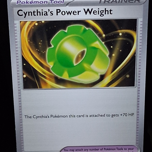 Cynthia's Power Weight - 162/182 - Destined Rivals - Regular - Uncommon - English