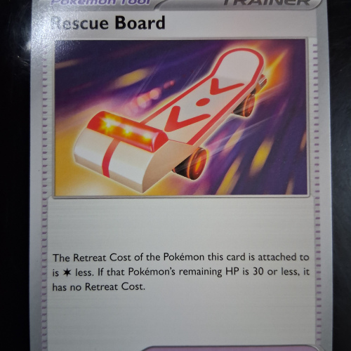Rescue Board - 126/131 - Prismatic Evolutions - Regular - Uncommon - English