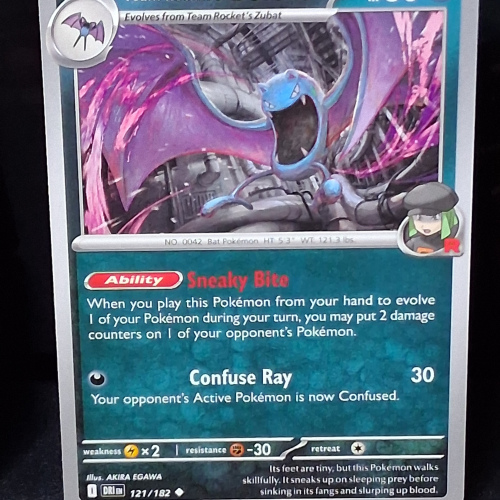 Golbat - 121/182 - Destined Rivals - Regular - Uncommon - English