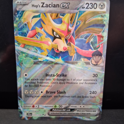 Zacian ex - 111/159 - Journey Together - EX - Double Rare - English