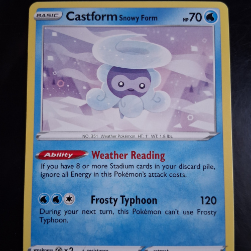 Castform - 034/198 - Chilling Reign - Regular - Common - English