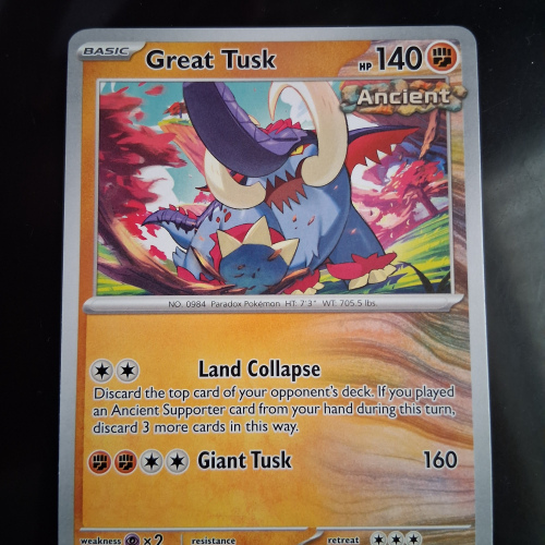 Great Tusk - 055/131 - Prismatic Evolutions - Regular - Uncommon - English