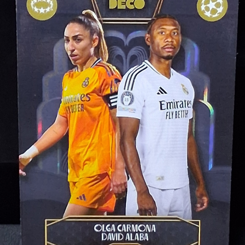 Olga Carmona &  David Alaba - Real Madrid - Topps - Base Card - 2024/25 