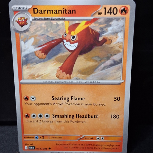 Darmanitan - 014/086 - Black Bolt - Regular - Uncommon - English