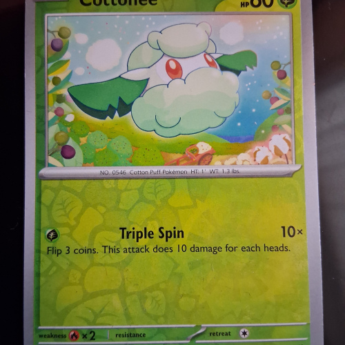 Cottonee - 007/131 - Prismatic Evolutions - Reverse Holo - Common - English